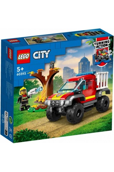 Lego CITY 60393 Wóz strażacki 4x4 misja ratunkowa