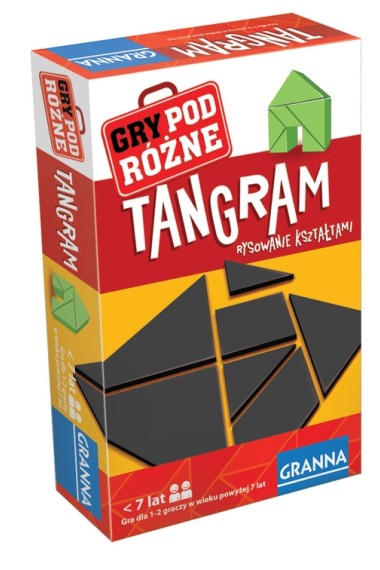 Gry podróżne Tangram Rysowanie kształtami GRANNA