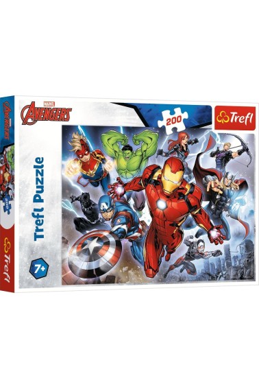 Puzzle 200 Waleczni Avengersi TREFL