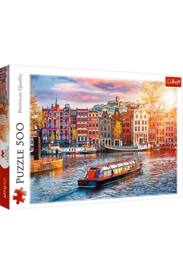 Puzzle 500 Amsterdam Holandia TREFL