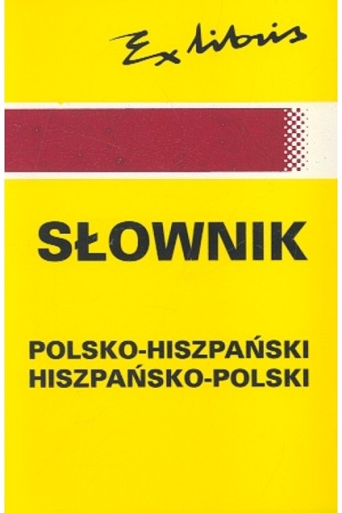 Słownik hiszpański Ex libris