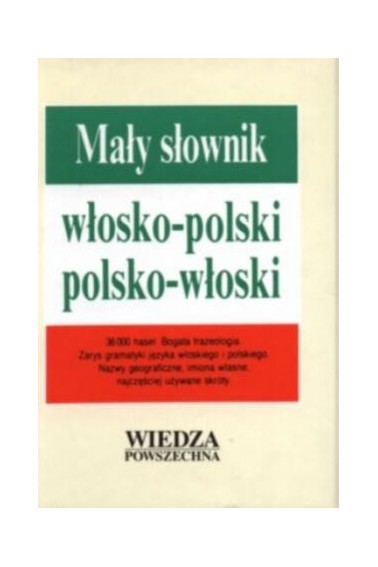 Mały słownik włosko-polski polsko-włoski