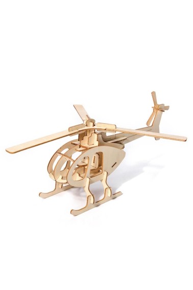 Puzzle Drewniane 3D Helikopter