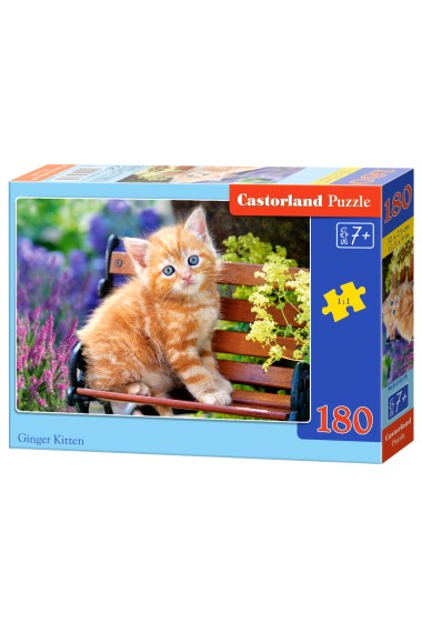 Puzzle 180 Imbirowy kotek CASTOR