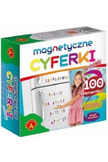 Magnetyczne cyferki na lodówkę ALEX