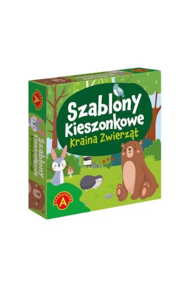 Szablony kieszonkowe - Kraina zwierząt ALEX