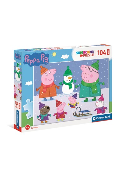 Puzzle 104 Maxi Super Kolor Peppa Pig