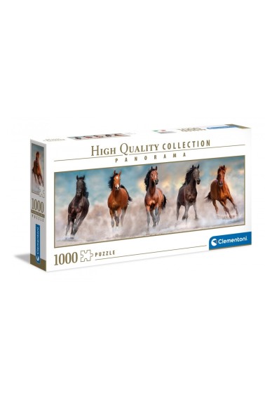 Puzzle 1000 HQ Panorama Horses