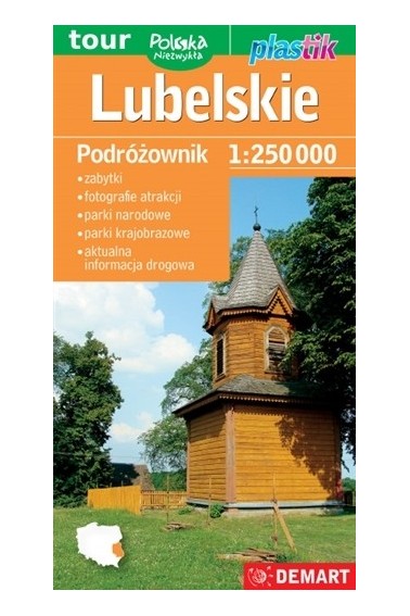 Lubelskie Podróżownik Mapa turystyczna 1:250 000