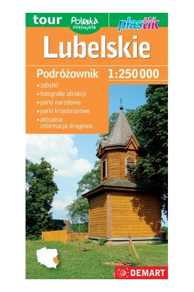 Lubelskie Podróżownik Mapa turystyczna 1:250 000