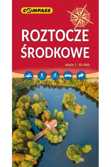 Mapa turystyczna - Roztocze Środkowe 1:50 000