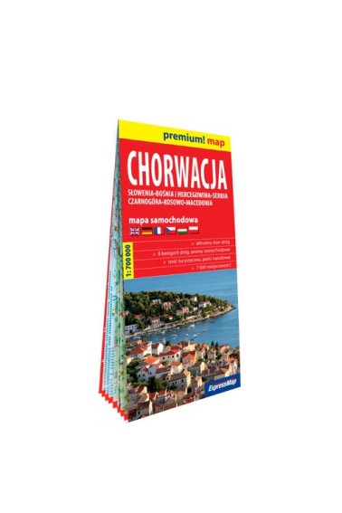 Premium!map Chorwacja, Słowenia, Bośnia..1:700 000