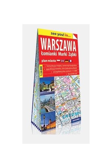 Plan miasta Warszawa Łomianki Marki w.2022