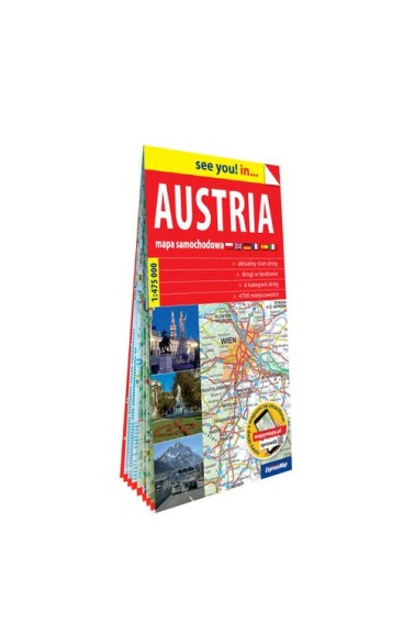 See you! in... Austria. Mapa samochodowa 1:475 000