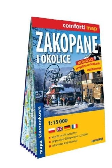 Comfort! map Zakopane i okolice 1:15 000 w.2023