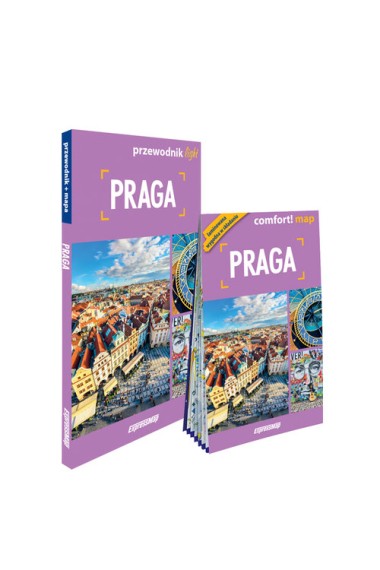 Praga light: przewodnik + mapa