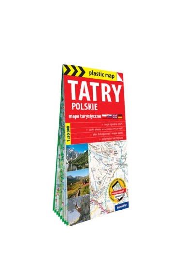 Plastic map Tatry polskie 1:30 000 w.2023