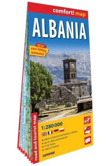 Comfort! map Albania 1:280 000