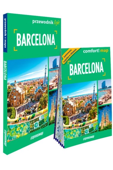 Barcelona light: przewodnik + mapa Promocja