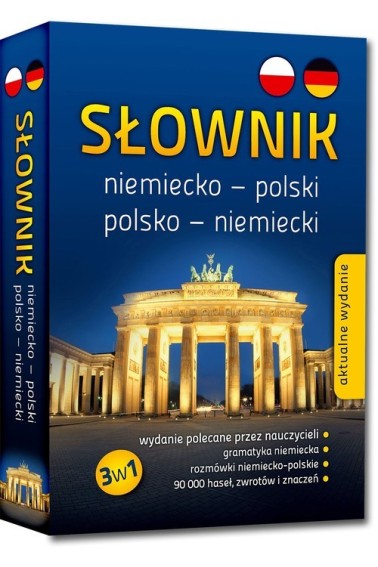 Słownik niemiecko-polski polsko-niemiecki 3w1 OM