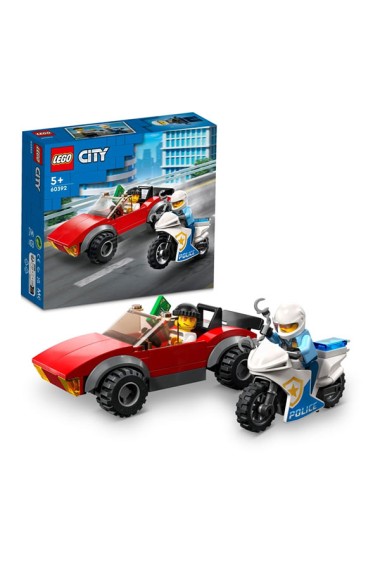 Lego CITY 60392 Motocykl policyjny - pościg...