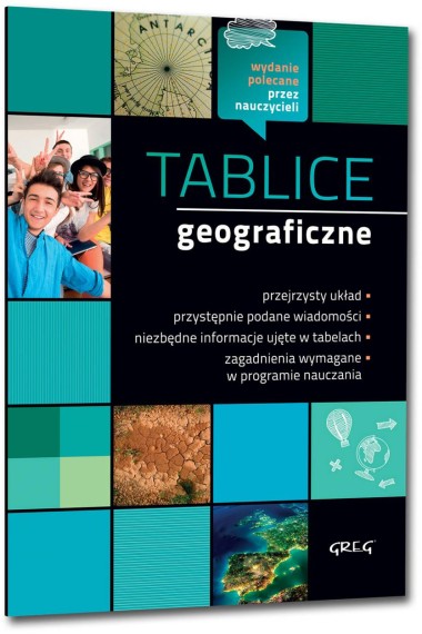 Tablice geograficzne druk kolorowy /Greg/