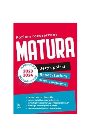 Matura. Repetytorium i arkusze. J. polski ZR WSIP