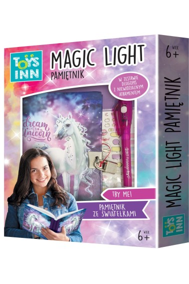 Pamiętnik Magic Light Unicorn STnux