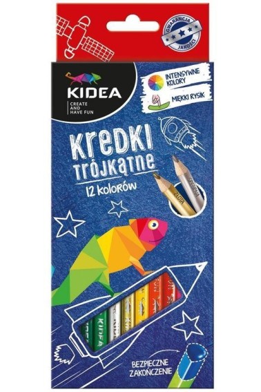 KREDKI OŁÓWKOWE KIDEA 12