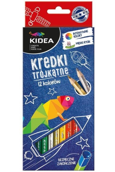 KREDKI OŁÓWKOWE KIDEA 12