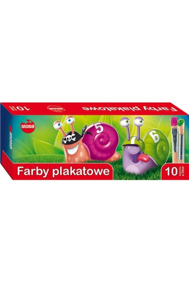 FARBY PLAKATOWE 10 KOL 20 ML MONA