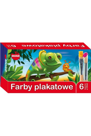 FARBY PLAKATOWE 6 KOL 20 ML MONA