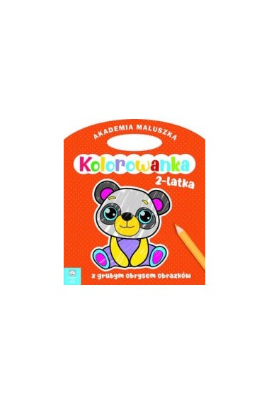 Akademia maluszka Kolorowanka 2- latka Panda