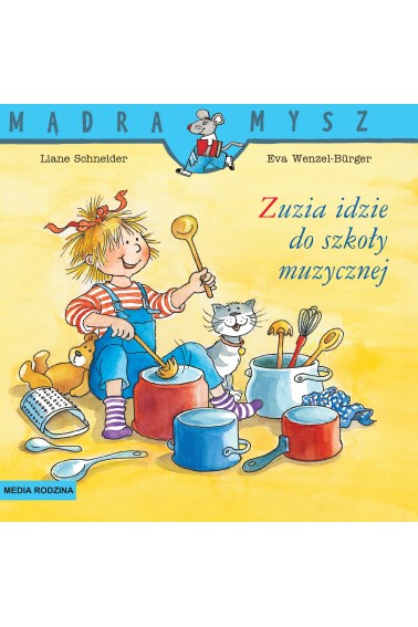 Mądra Mysz Zuzia idzie do szkoły muzycznej.