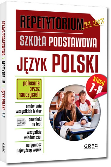 Repetytorium na 100% Język polski SP klasy 7-8