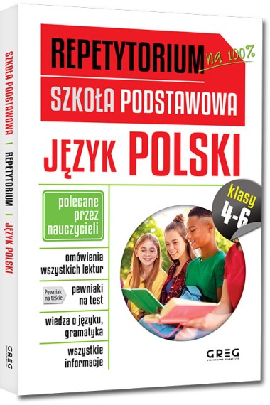 Repetytorium na 100% Język polski SP klasy 4-6