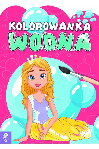 Kolorowanka wodna Królewny