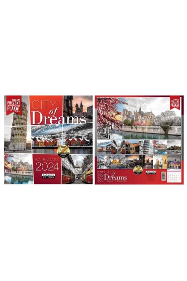 Kalendarz 2024 Classic City od Dreams Kukartka