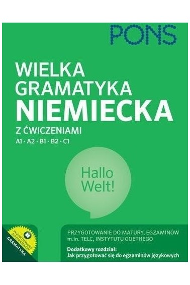 Wielka gramatyka niemiecka z ćwiczeniami w.3 PONS