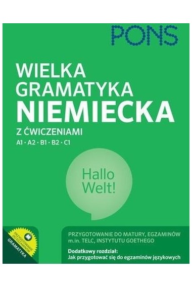 Wielka gramatyka niemiecka z ćwiczeniami w.3 PONS