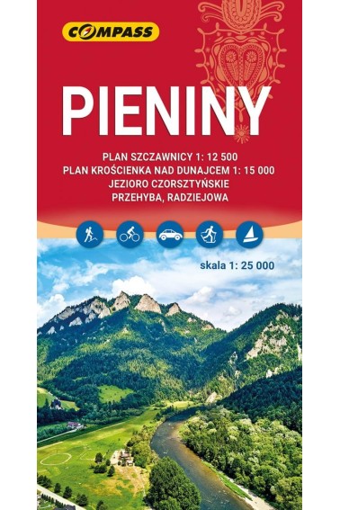 Mapa turystyczna - Pieniny 1:25 000 w.2023