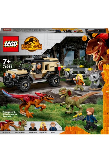 Lego JURASSIC WORLD 76951 Transport pyroraptora...