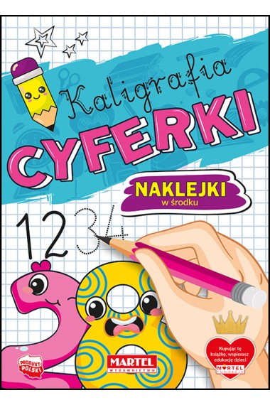 Kaligrafia Cyferki z naklejkami