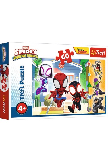 Puzzle 60 W świecie Spidey'a TREFL