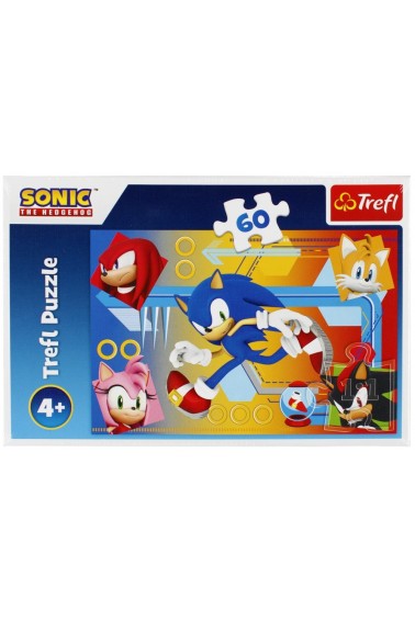 Puzzle 60 Sonic w akcji TREFL