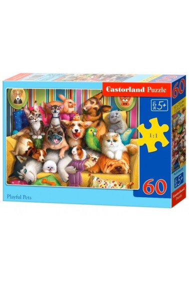 Puzzle 60 Playful Pets