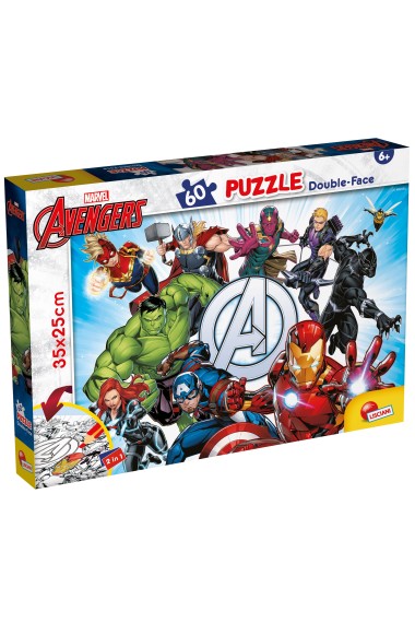 Puzzle 60 dwustronne Avengers