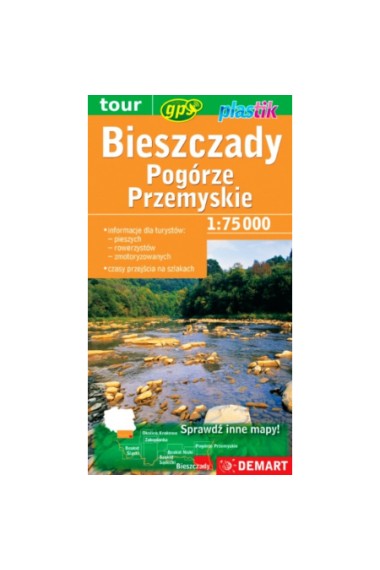 Mapa tur - Bieszczady i Pogórze Przemyskie