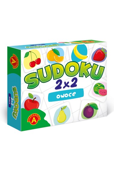 SUDOKU 2X2 OWOCE