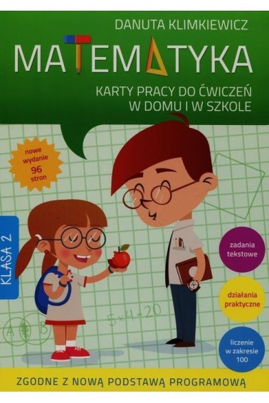 Matematyka kl.2 karty pracy do ćwiczeń w domu i